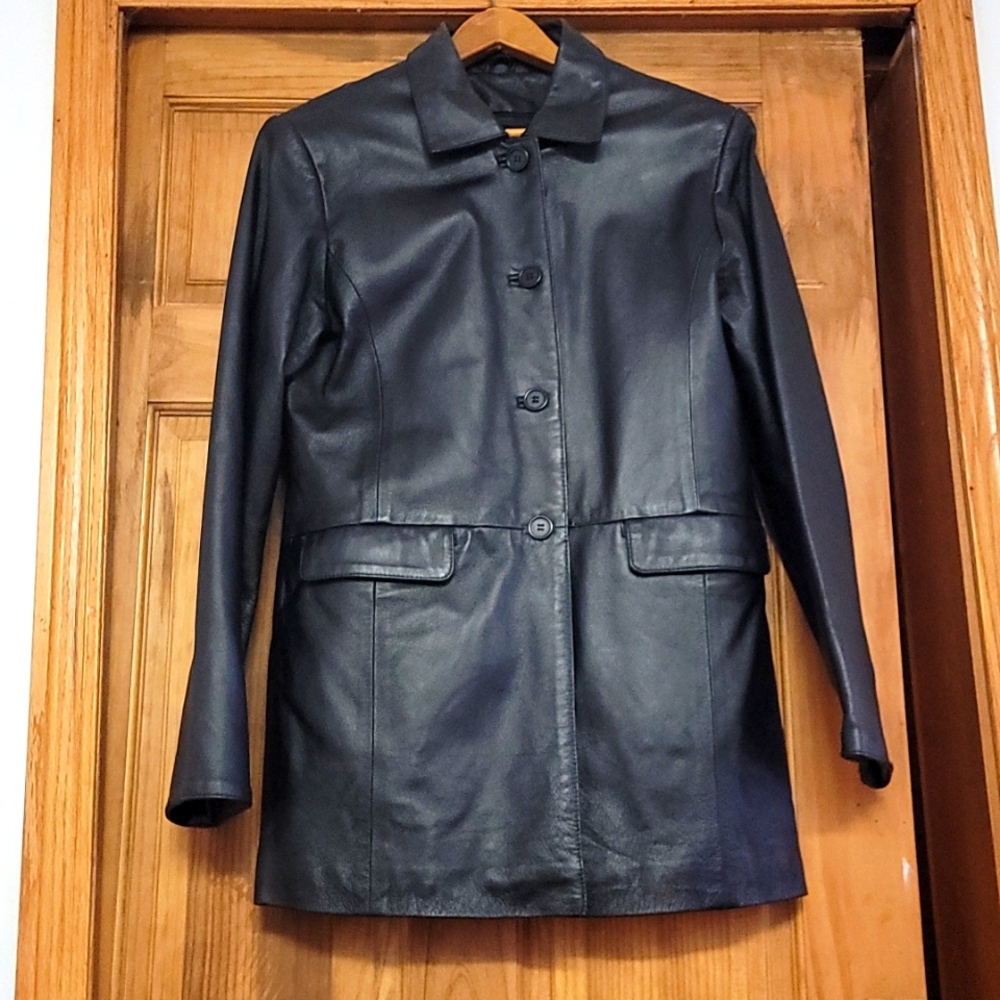 Womens Leather Jacket Med
